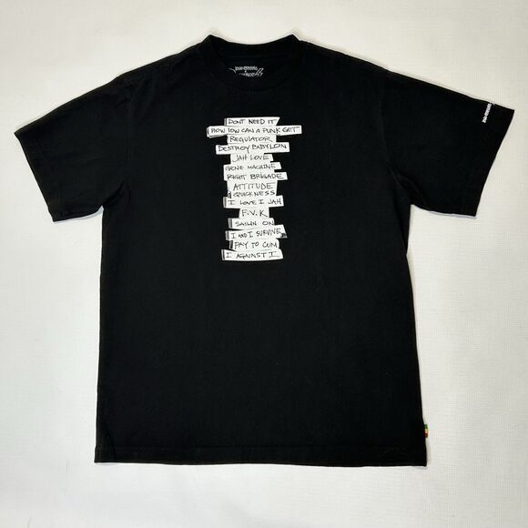 Bad Brains X Element Graphic T Shirt Black Size Medium How Low Can A Punk Get - Picture 1 of 9
